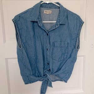 Madewell Denim Button-up Top